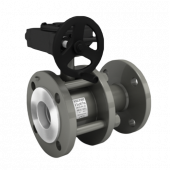 Кран шаровой сталь 11с67п Ду 65 Ру16 фл с редуктором LD КШРФ - КШРФ Кран шаровой сталь 11с67п Ду 65 Ру16 фл с редуктором LD КШРФ - КШРФ