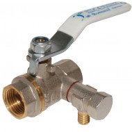 Кран шаровой латунь Faro 1217 Ду 15 ВР/ВР рычаг со спускником STC 1217 - 4606034047583 Кран шаровой латунь Faro 1217 Ду 15 ВР/ВР рычаг со спускником STC 1217 - 4606034047583