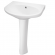 Умывальник Цезарь-60 белый с пьедесталом 1 отверстие 1.WH11.0.526 в комплекте 1.WH11.0.595 без сифона Santek - 4606034156421 Умывальник Цезарь-60 белый с пьедесталом 1 отверстие 1.WH11.0.526 в комплекте 1.WH11.0.595 без сифона Santek - 4606034156421