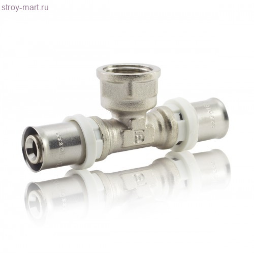 Тройник пресс с внутренней резьбой - 20х1/2'х20 Тройник пресс с внутренней резьбой - 20х1/2'х20