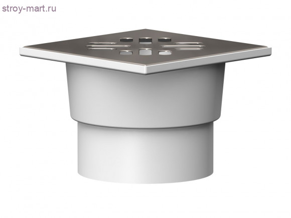 Трап канализационный с вертикальным сливом полипропиленовый - ПП Ду50 Трап канализационный с вертикальным сливом полипропиленовый - ПП Ду50