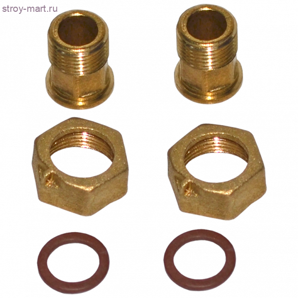 Комплект присоединительный для счётчика воды Ду 15 НР - 030-0277