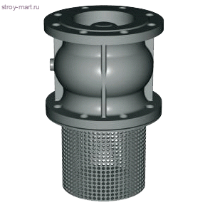 Клапан обратный чугун СС3241 Ду 80 Ру16 фл донный Tecofi - 019-0317 Клапан обратный чугун СС3241 Ду 80 Ру16 фл донный Tecofi - 019-0317