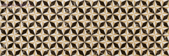 Элит Дарк вставка флайроуз 25х75 глянцевый Элит Дарк вставка флайроуз 25х75 глянцевый