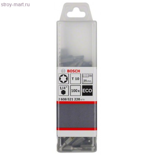 100 БИТ T20 25ММ ECO - 2608521230 100 БИТ T20 25ММ ECO - 2608521230