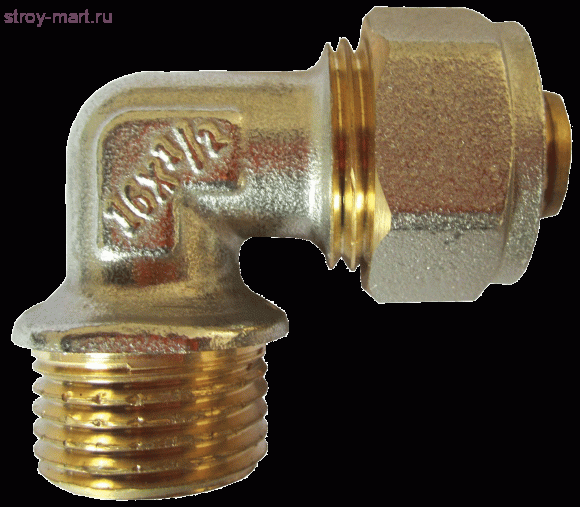 Угольник МП латунь Faro Дн 20х3/4 НР обжим STC 6455 никель - 4606034040485 Угольник МП латунь Faro Дн 20х3/4 НР обжим STC 6455 никель - 4606034040485