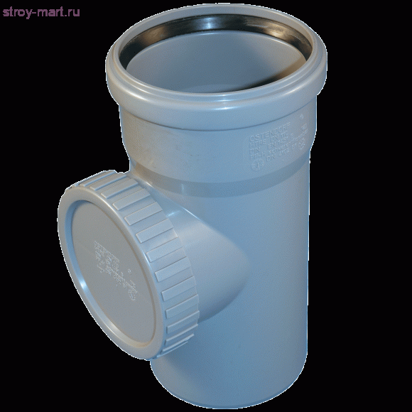 Ревизия PP-H серый Дн 110 б/нап с крышкой в комплекте Ostendorf 115600 - 4052836156006 Ревизия PP-H серый Дн 110 б/нап с крышкой в комплекте Ostendorf 115600 - 4052836156006