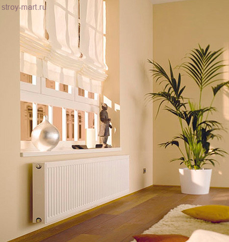 Радиатор стальной панельный KOMPAKT ERK 22 600х3000 боковое белый RAL 9016 Q=6254 Вт ELSEN ERK220630