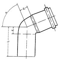 Отвод PP-H серый Дн 32х30° б/нап в комплекте Ostendorf 110110 - 4052836101105 Отвод PP-H серый Дн 32х30° б/нап в комплекте Ostendorf 110110 - 4052836101105