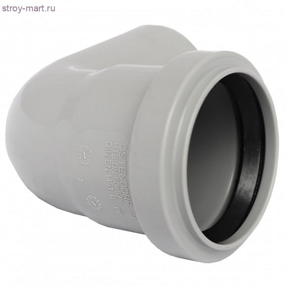 Отвод PP-H серый Дн 32х30° б/нап в комплекте Ostendorf 110110 - 4052836101105 Отвод PP-H серый Дн 32х30° б/нап в комплекте Ostendorf 110110 - 4052836101105