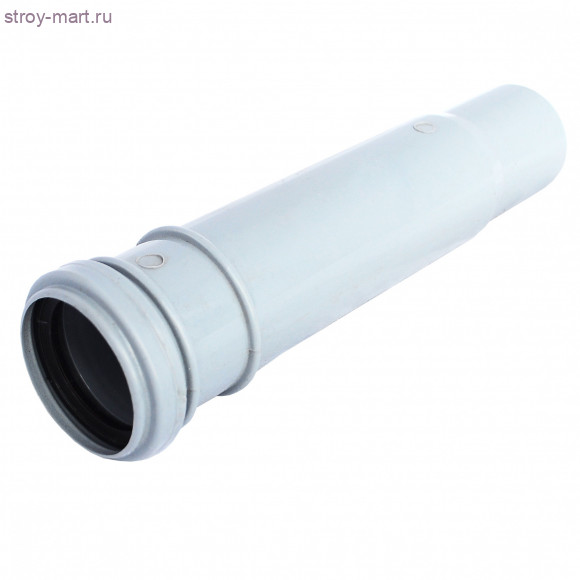 Патрубок PP-H серый компенсационн Дн 50 б/нап в комплекте РосТурПласт 11366
