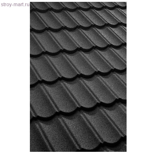 Черепица Decra Classic Антрацит 1324ммх410мм (общ.пл. 0,465м2) - С-000112103 Черепица Decra Classic Антрацит 1324ммх410мм (общ.пл. 0,465м2) - С-000112103
