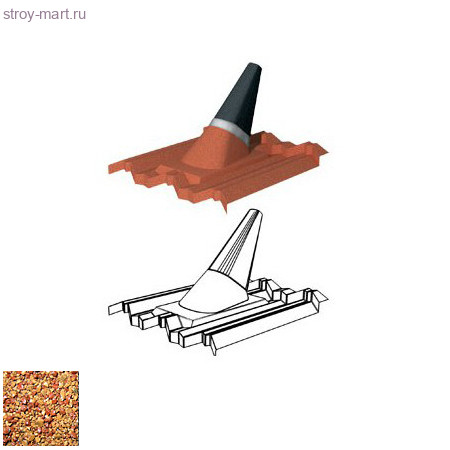 Антенный выход GG 16 (пластик) Gerard (Rosso 201) - С-000115672 Антенный выход GG 16 (пластик) Gerard (Rosso 201) - С-000115672