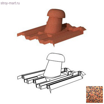 Вентиляционный выход G110 (пластик) Gerard (Antico - 751) - С-000115559 Вентиляционный выход G110 (пластик) Gerard (Antico - 751) - С-000115559