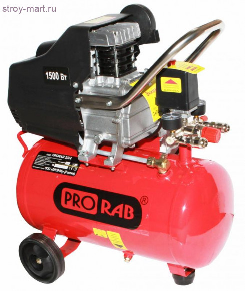 Компрессор поршневой коаксиальный масляный PRORAB 2224