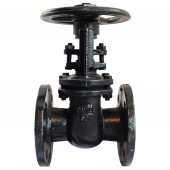 Задвижка аналог 30ч6бр чугун Ду 80 Ру10 фл КНР - 007-1400