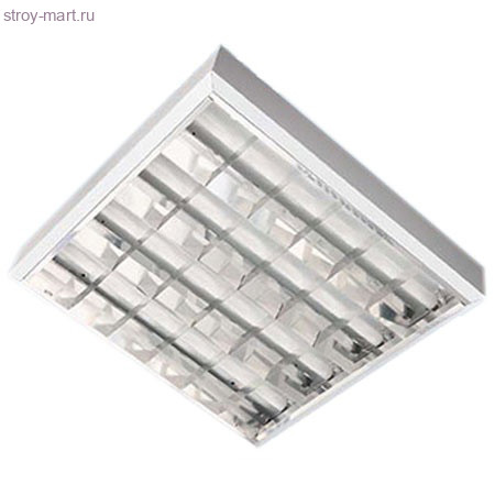 Светильник SVA 4х18 накладной, с зеркальным алюм. отражателем, ЭмПРА (2 шт./уп.) (Албес) - С-000123053 Светильник SVA 4х18 накладной, с зеркальным алюм. отражателем, ЭмПРА (2 шт./уп.) (Албес) - С-000123053