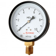 Манометр МП100 Дк100 1,0МПа G1/2 Юмас - 011-0301 Манометр МП100 Дк100 1,0МПа G1/2 Юмас - 011-0301