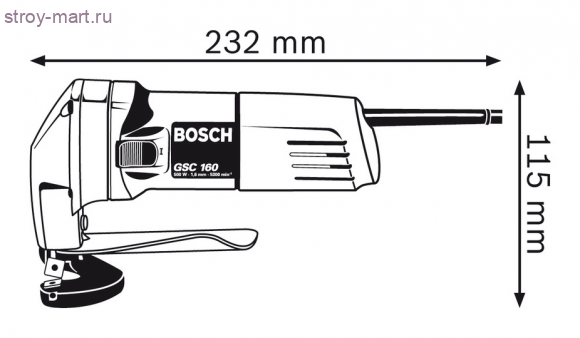 Ножницы Bosch GSC 160 Professional - 601500408