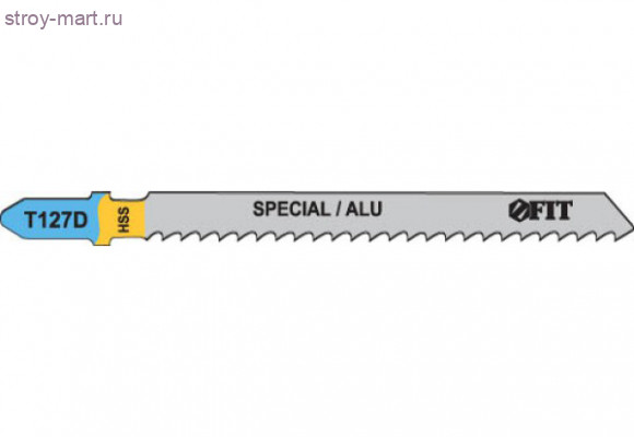Полотно для лобзика FIT по полимерным и эпоксидным материалам T127D 100/74/3мм / 40976 - С-000111041