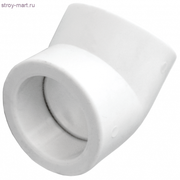 Угольник PP-R белый Дн 40х45 РосТурПласт 10827 - 4640014215753 Угольник PP-R белый Дн 40х45 РосТурПласт 10827 - 4640014215753