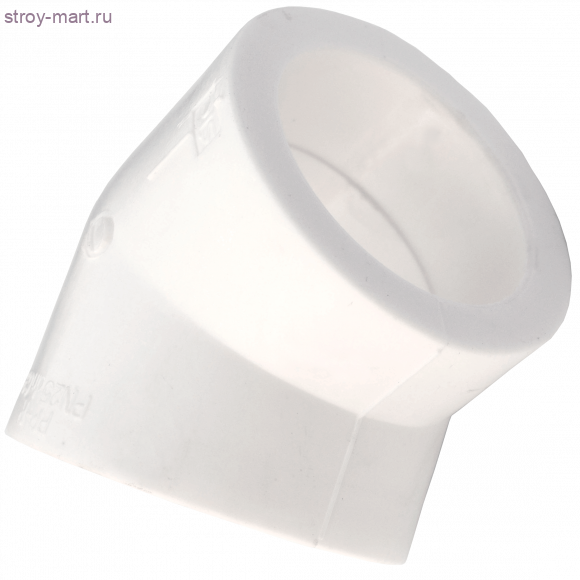 Угольник PP-R белый Дн 40х45 РосТурПласт 10827 - 4640014215753 Угольник PP-R белый Дн 40х45 РосТурПласт 10827 - 4640014215753