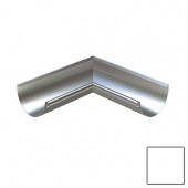 Lindab, Угол желоба внутренний 90 град, 125 мм, (001) RAL 9002 белый - С-000124399