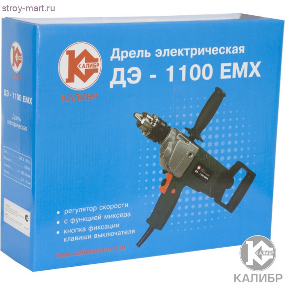 Эл. дрель-миксер "Калибр ДЭ-1100ЕМХ" Эл. дрель-миксер "Калибр ДЭ-1100ЕМХ"