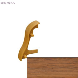 Соединитель для плинтуса ЭТ-133 ольха темная EсoLine (2 шт./уп.; 25 уп. / кор.) - С-000057935 Соединитель для плинтуса ЭТ-133 ольха темная EсoLine (2 шт./уп.; 25 уп. / кор.) - С-000057935