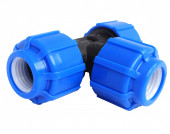 Тройник ПЭ Дн 20 нап компресс - 4606034144596 Тройник ПЭ Дн 20 нап компресс - 4606034144596