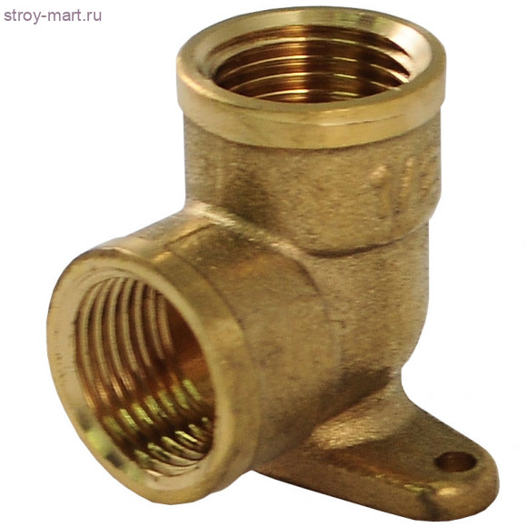 Угольник латунь уст Ду 15 ВР Faro STC 5618 - 4606034006450 Угольник латунь уст Ду 15 ВР Faro STC 5618 - 4606034006450