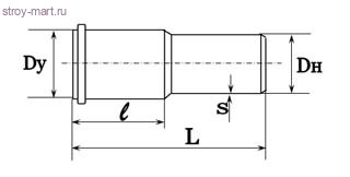 Патрубок НПВХ серый компенсационн Дн 110 б/нап в комплекте ТУ 6-19-307-86 - 027-1683