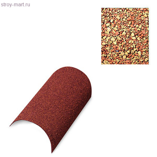 Конек полукруглый Luxard Коралл 395 мм - С-000113021 Конек полукруглый Luxard Коралл 395 мм - С-000113021