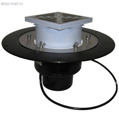 Воронка кровельн вертикальный Дн 125 с листвоул с эл/подогревом HL 62.1 Воронка кровельн вертикальный Дн 125 с листвоул с эл/подогревом HL 62.1