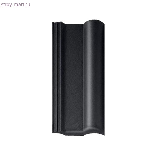 Браас Франкфуртская половинчатая черепица 420х180мм черный - С-000116156 Браас Франкфуртская половинчатая черепица 420х180мм черный - С-000116156