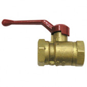 Кран шаровой латунь 11б41п5 Ду 15 ВР/ВР рычаг Цветлит - 007-0818 Кран шаровой латунь 11б41п5 Ду 15 ВР/ВР рычаг Цветлит - 007-0818