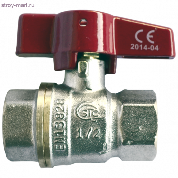 Кран шаровой латунь Vito 1701 Ду 20 ВР/ВР полный проход бабочка STC 1701 - 4606034141540 Кран шаровой латунь Vito 1701 Ду 20 ВР/ВР полный проход бабочка STC 1701 - 4606034141540