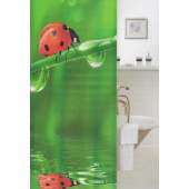 Шторка для ванной фотопринт «Lady beetle» 180х200 без колец (PL), арт. YX-2400 - С-000134751 Шторка для ванной фотопринт «Lady beetle» 180х200 без колец (PL), арт. YX-2400 - С-000134751