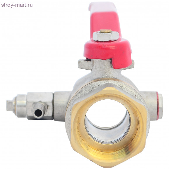 Кран шаровой латунь 1009 Ду 25 ВР/ВР рычаг со спускником STC 1009 Кран шаровой латунь 1009 Ду 25 ВР/ВР рычаг со спускником STC 1009