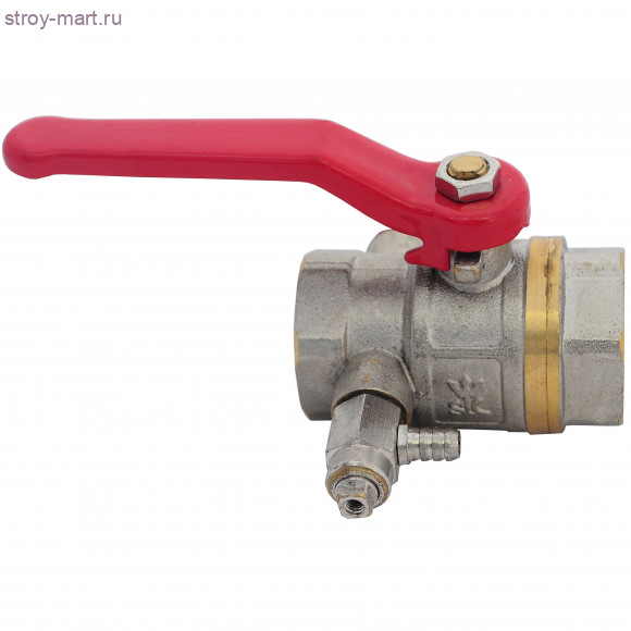 Кран шаровой латунь 1009 Ду 25 ВР/ВР рычаг со спускником STC 1009 Кран шаровой латунь 1009 Ду 25 ВР/ВР рычаг со спускником STC 1009