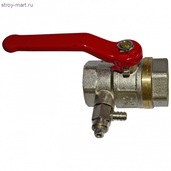 Кран шаровой латунь 1009 Ду 25 ВР/ВР рычаг со спускником STC 1009 Кран шаровой латунь 1009 Ду 25 ВР/ВР рычаг со спускником STC 1009