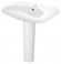 Умывальник Сенатор-60 белый с пьедесталом 1 отверстие 1.WH11.0.536 в комплекте 1.WH11.0.591 без сифона с креплением Santek - 4606034066539 Умывальник Сенатор-60 белый с пьедесталом 1 отверстие 1.WH11.0.536 в комплекте 1.WH11.0.591 без сифона с креплением Santek - 4606034066539