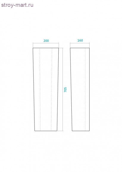 Умывальник Сенатор-60 белый с пьедесталом 1 отверстие 1.WH11.0.536 в комплекте 1.WH11.0.591 без сифона с креплением Santek - 4606034066539 Умывальник Сенатор-60 белый с пьедесталом 1 отверстие 1.WH11.0.536 в комплекте 1.WH11.0.591 без сифона с креплением Santek - 4606034066539