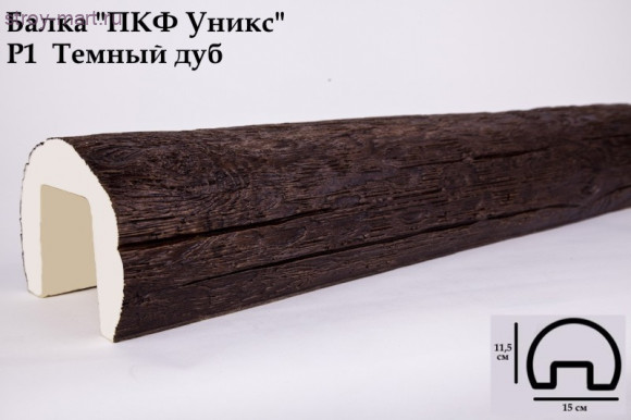 Р1-Темный дуб 75х100х3000мм Р1-Темный дуб 75х100х3000мм