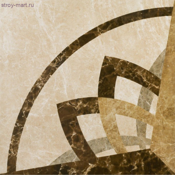 Элит Крим вставка Блоссом 59х59 люкс Элит Крим вставка Блоссом 59х59 люкс