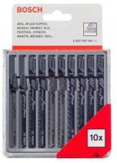 Набор 10шт,пилки д\лобзика,Т-серия,д\дер,пластик - 2.607.010.146 Набор 10шт,пилки д\лобзика,Т-серия,д\дер,пластик - 2.607.010.146