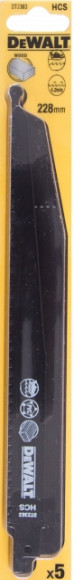 Пилки д\ножовки,5шт,HCS,228\4.2мм,д\быстр проп в дер\пластике(S1544D) - DT 2363 Пилки д\ножовки,5шт,HCS,228\4.2мм,д\быстр проп в дер\пластике(S1544D) - DT 2363