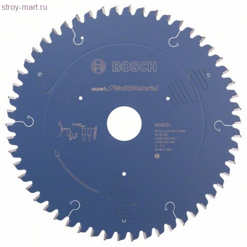 Expert for Multimaterial Торц. пила 210x30x2.4/1.8 54T TCG neg - 2608642492