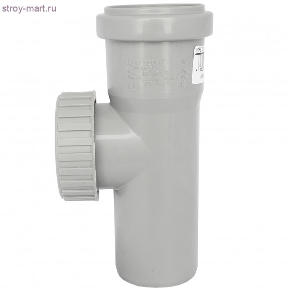 Ревизия PP-H серый Дн 160 б/нап с крышкой в комплекте Ostendorf 117600 Ревизия PP-H серый Дн 160 б/нап с крышкой в комплекте Ostendorf 117600