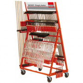Мобильный стеллаж для струбцин ZW, с товаром BESSEY ZW2-A99-2K Мобильный стеллаж для струбцин ZW, с товаром BESSEY ZW2-A99-2K